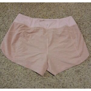 Athleta Run With It 3.5" Shorts 1X Lilac Pink High Rise Running Lined Textured